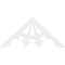 Ekena Millwork Pitch Riley Architectural Grade PVC Gable Pediment, 60"W x 27 1/2"H x 1"P (11/12) GPP060X028X100RIL - alternate 4